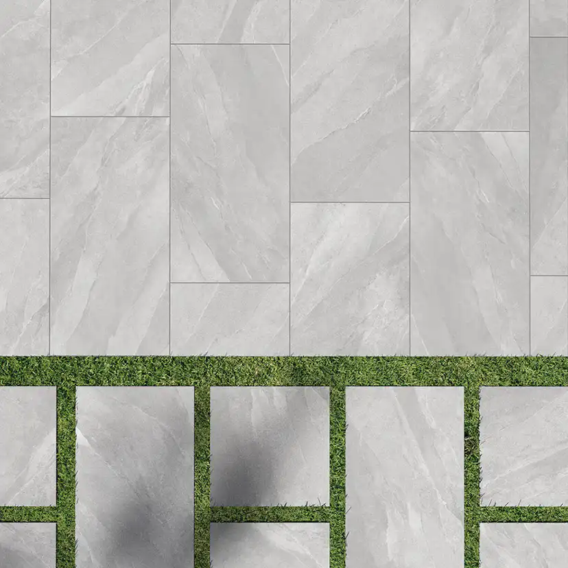 Klinker Lhådös Ekudden Ljusgrå 30x60 cm