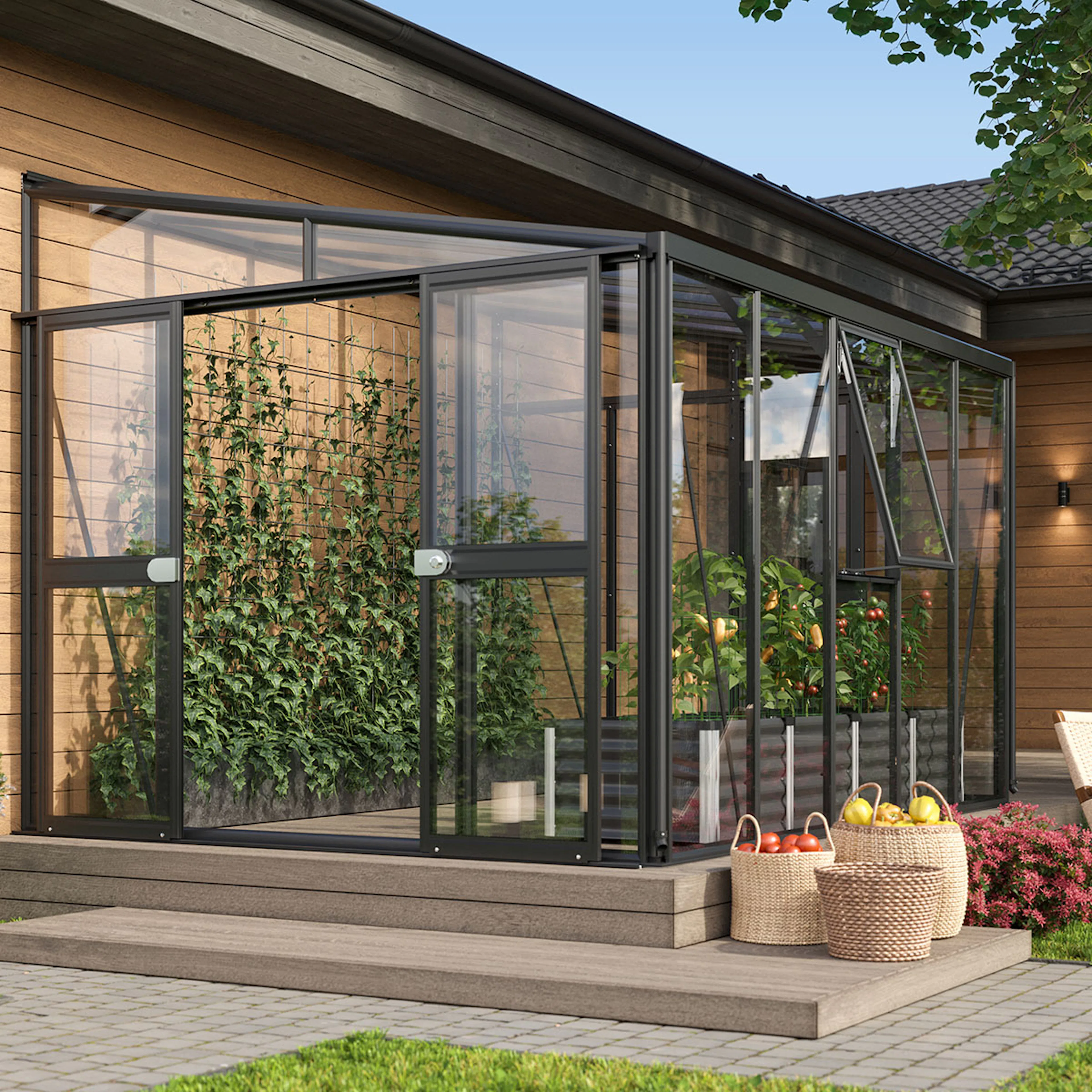 Växthus Vitavia Helena Vägg 8,88 kvm