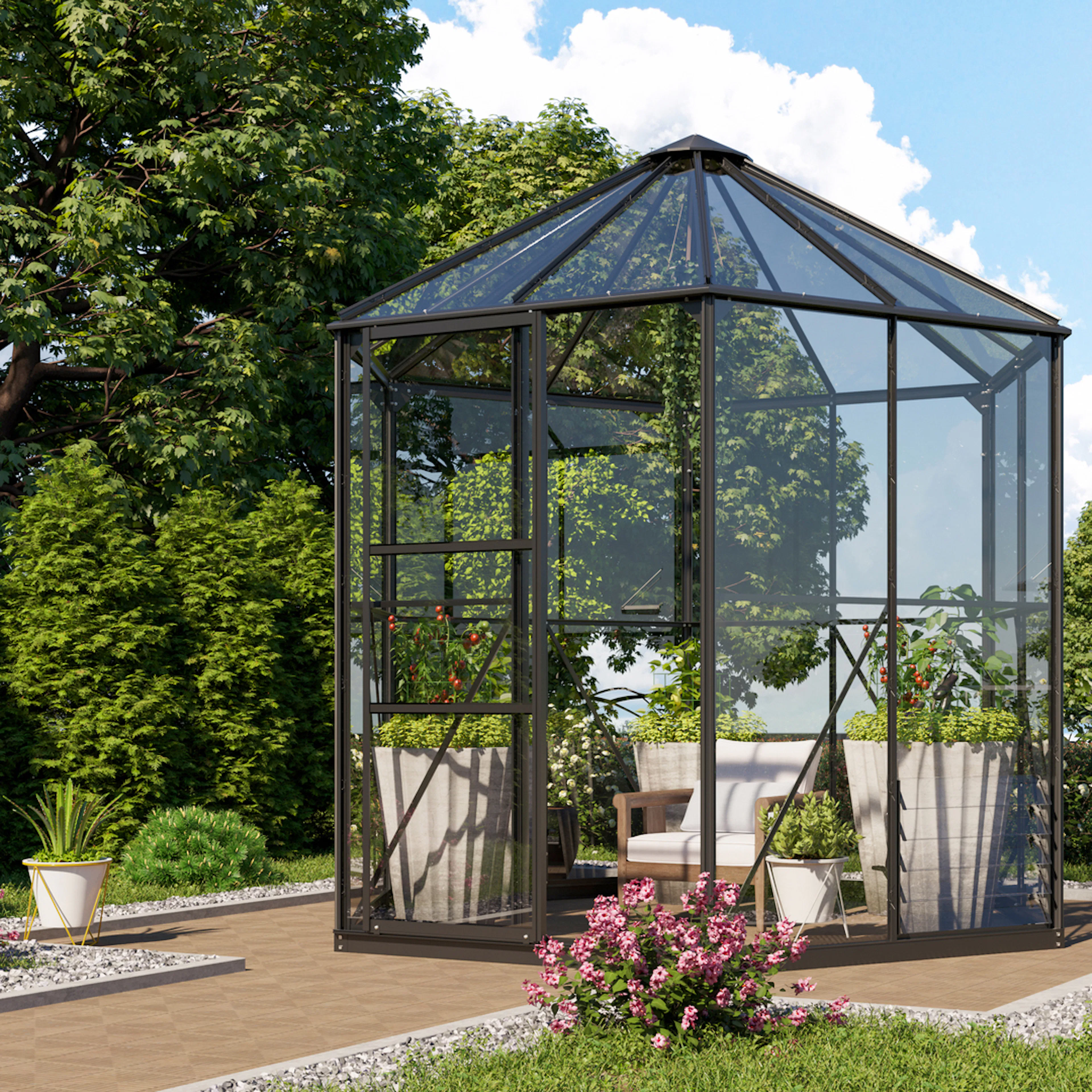 Växthus Vitavia Hera 4,5 m2