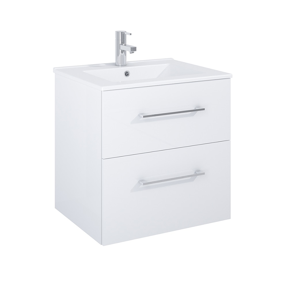 Tvättställsskåp Alterna Isella Kompakt med Ariella Porslin Tvättställ