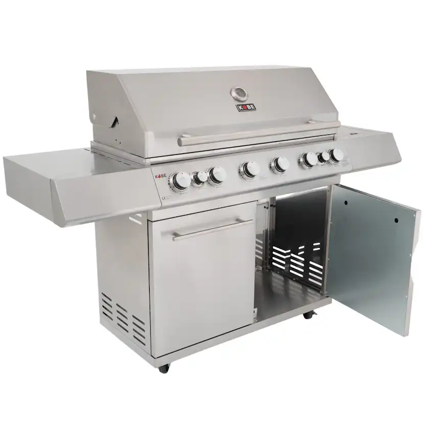 Gasolgrill Kobe 6+1+1 Rostfritt Stål