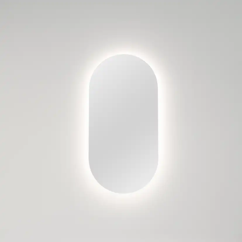 Badrumsspegel Macro Design Atlas Oval Ambilight Elegant Design