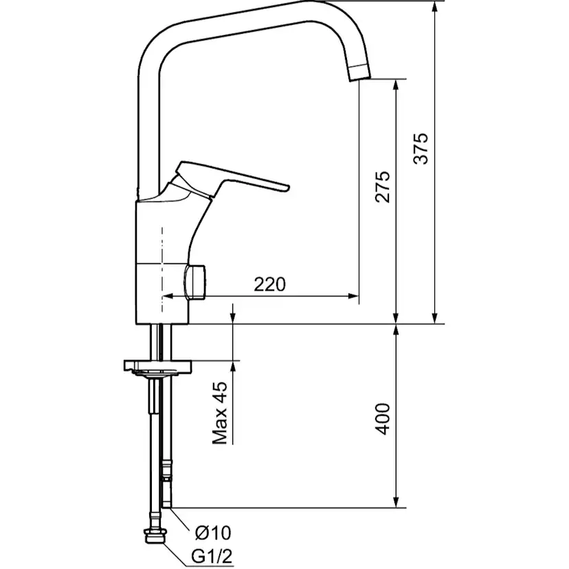 Köksblandare FM Mattsson Siljan Ecoplus