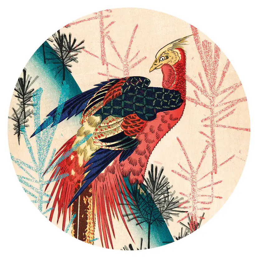 Wallcirkel Art for the Home Japan 3 st ø70/50/30