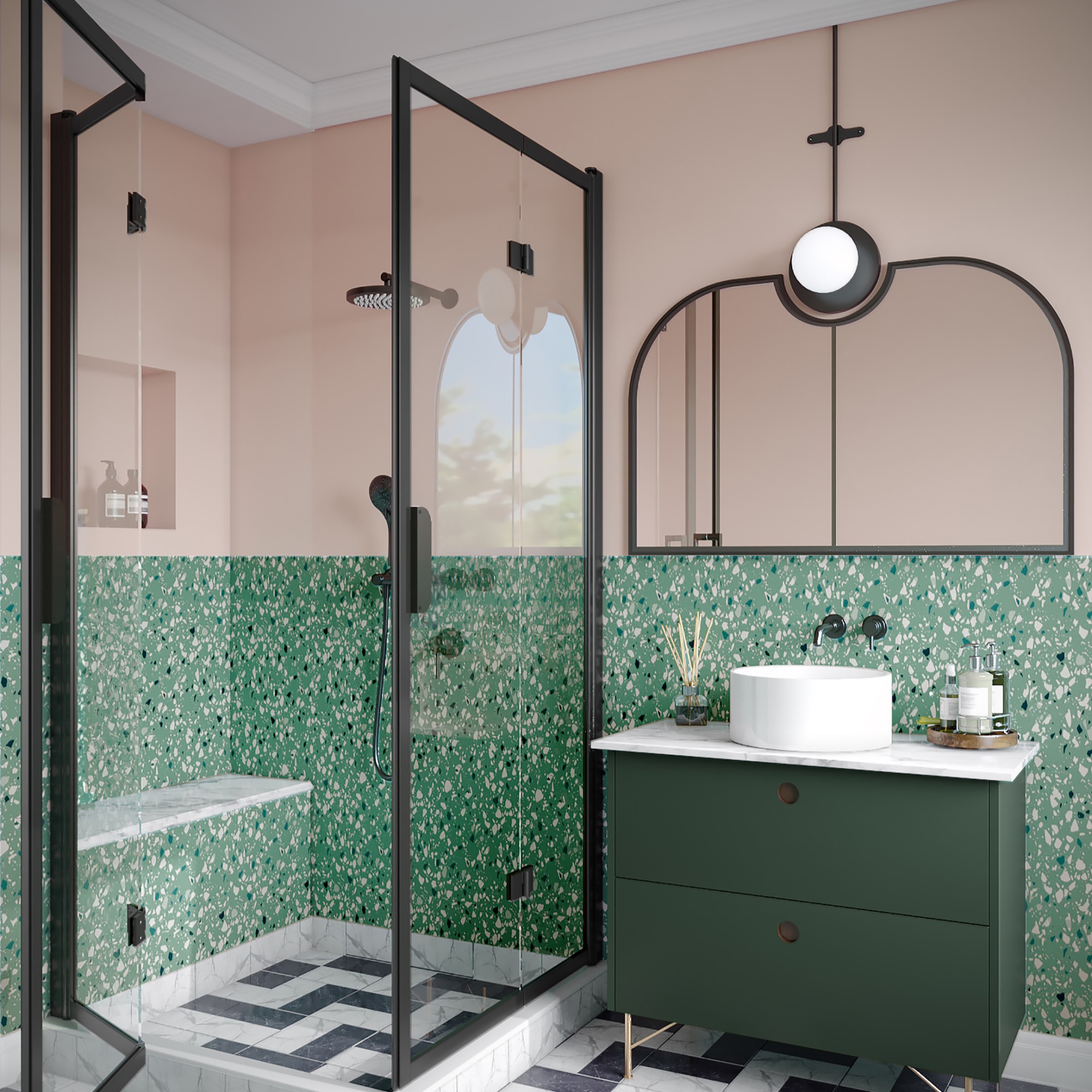 Duschhörn Hietakari Bläk 899 New York Vikbara Dörrar