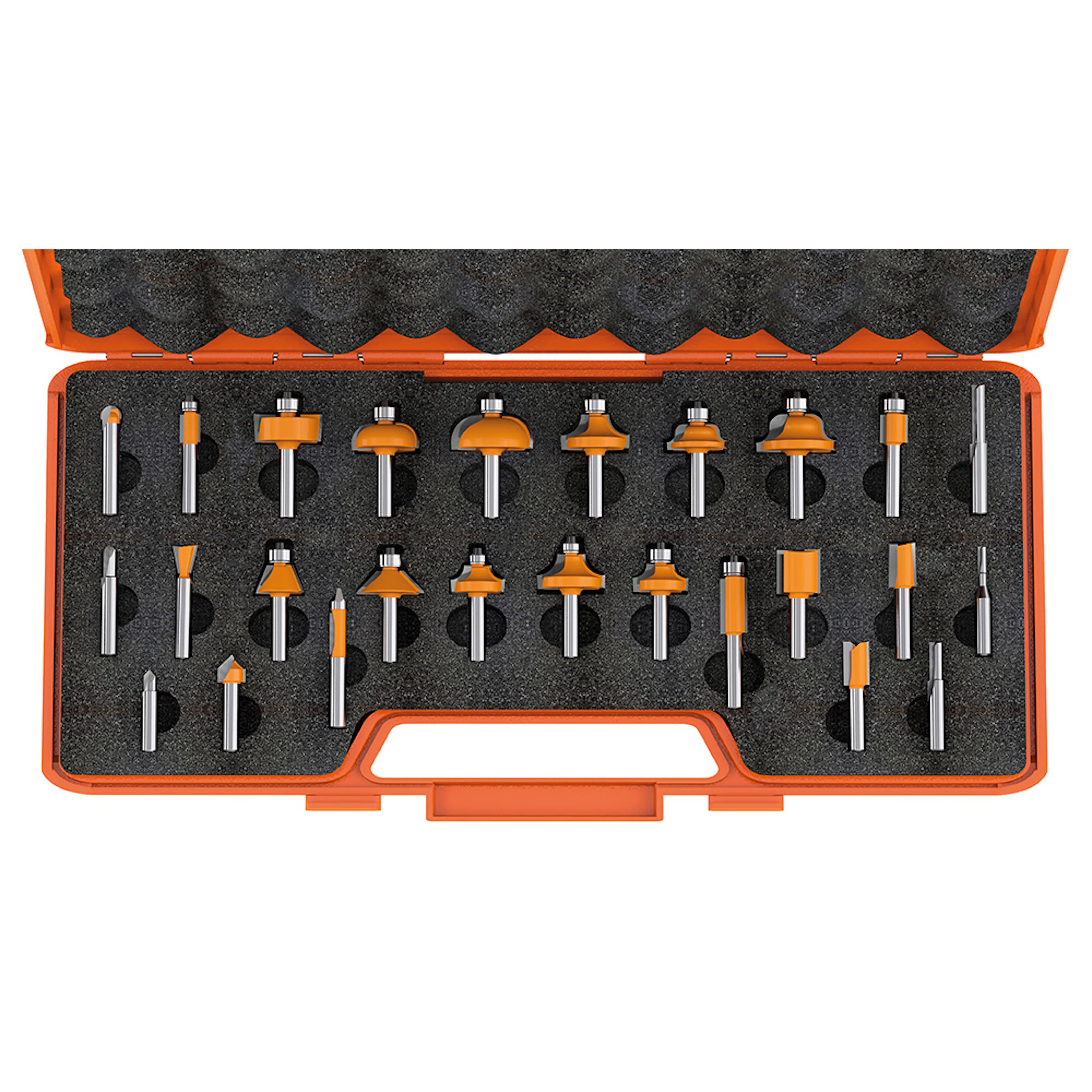 Frässet CMT Orange Tools 26 delar K8