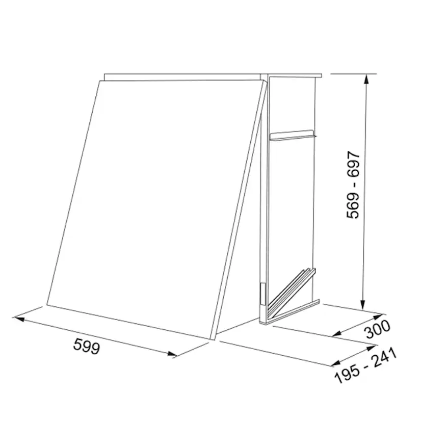 Integrerad Spiskåpa Franke 352-10 70 Cabinet