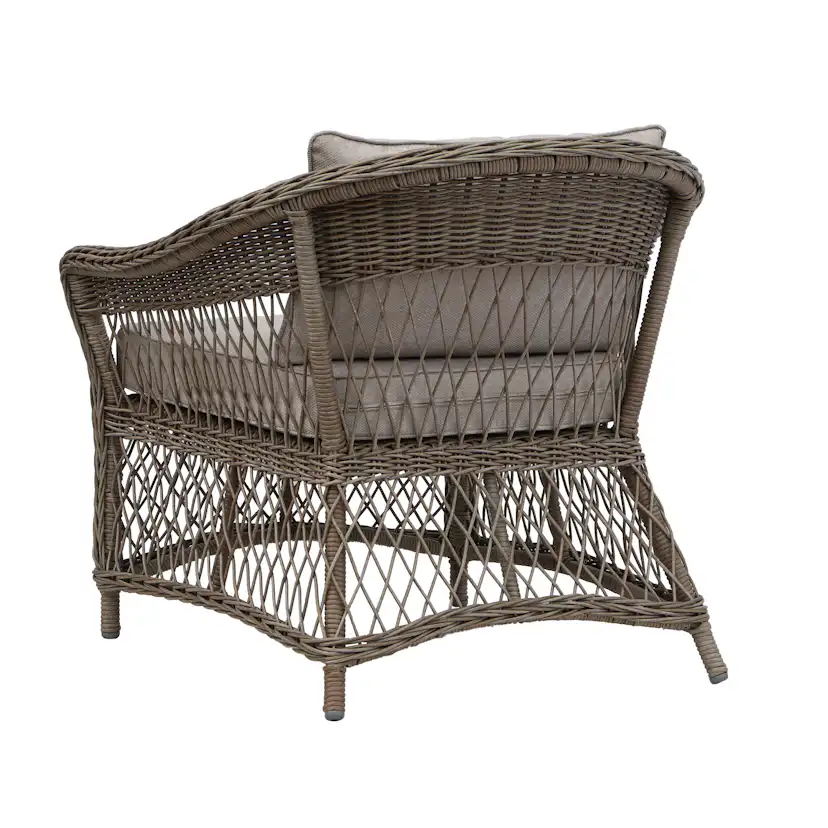 Loungegrupp Baltic Garden Camilla 3-sits soffa med 2 st fåtöljer och soffbord inkl Dynor