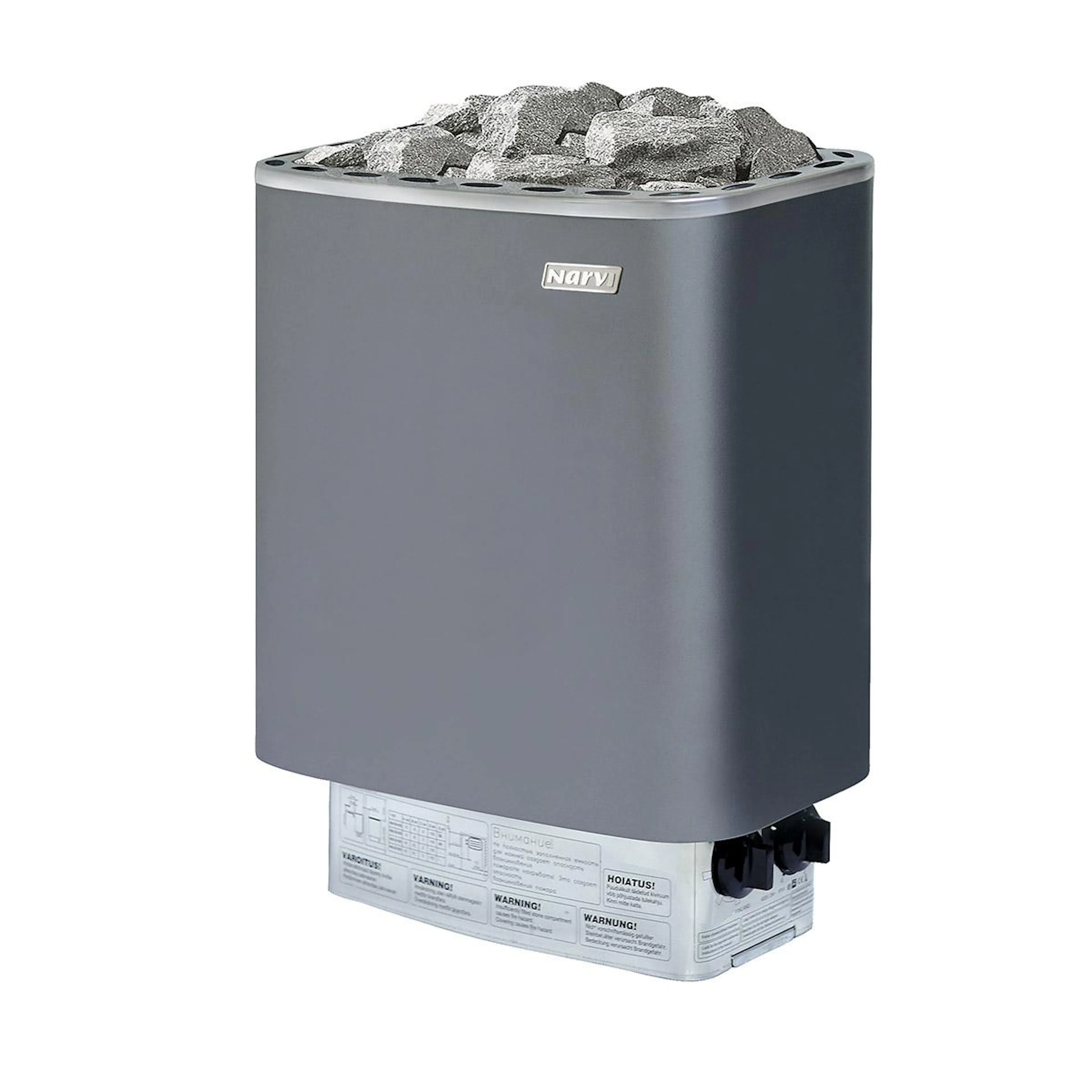 Bastuaggregat Narvi NM med kontroll Grafitgrå