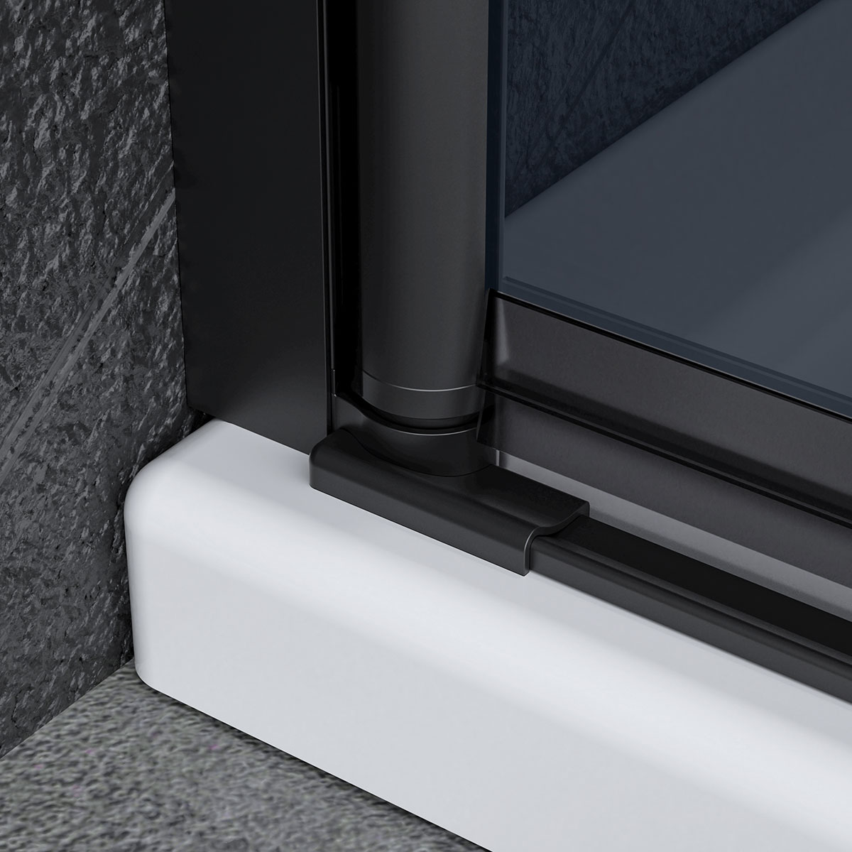 Duschhörn Nortiq Ystad 90x90 cm