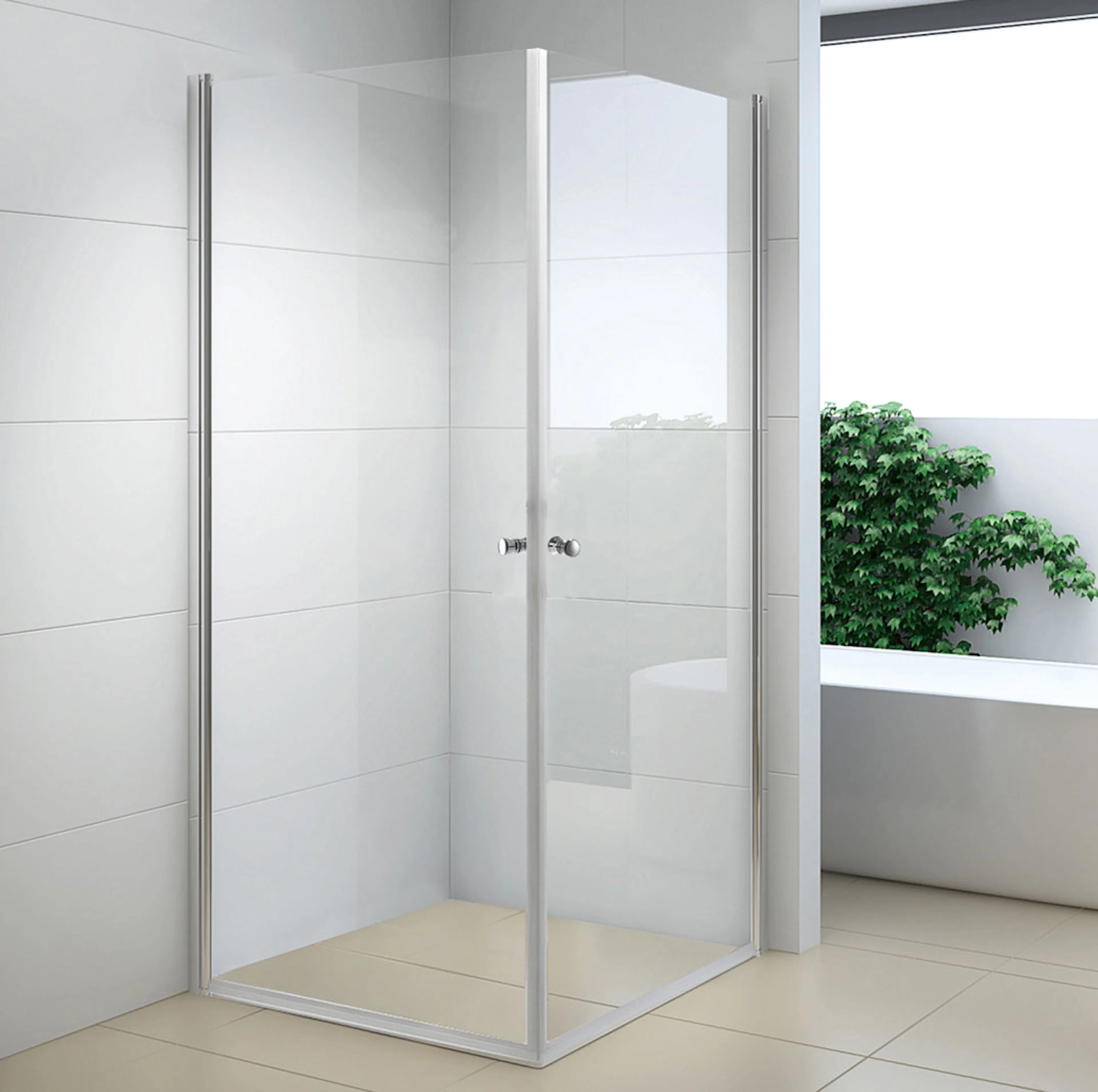 Duschhörn Nortiq Ystad 90x90 cm