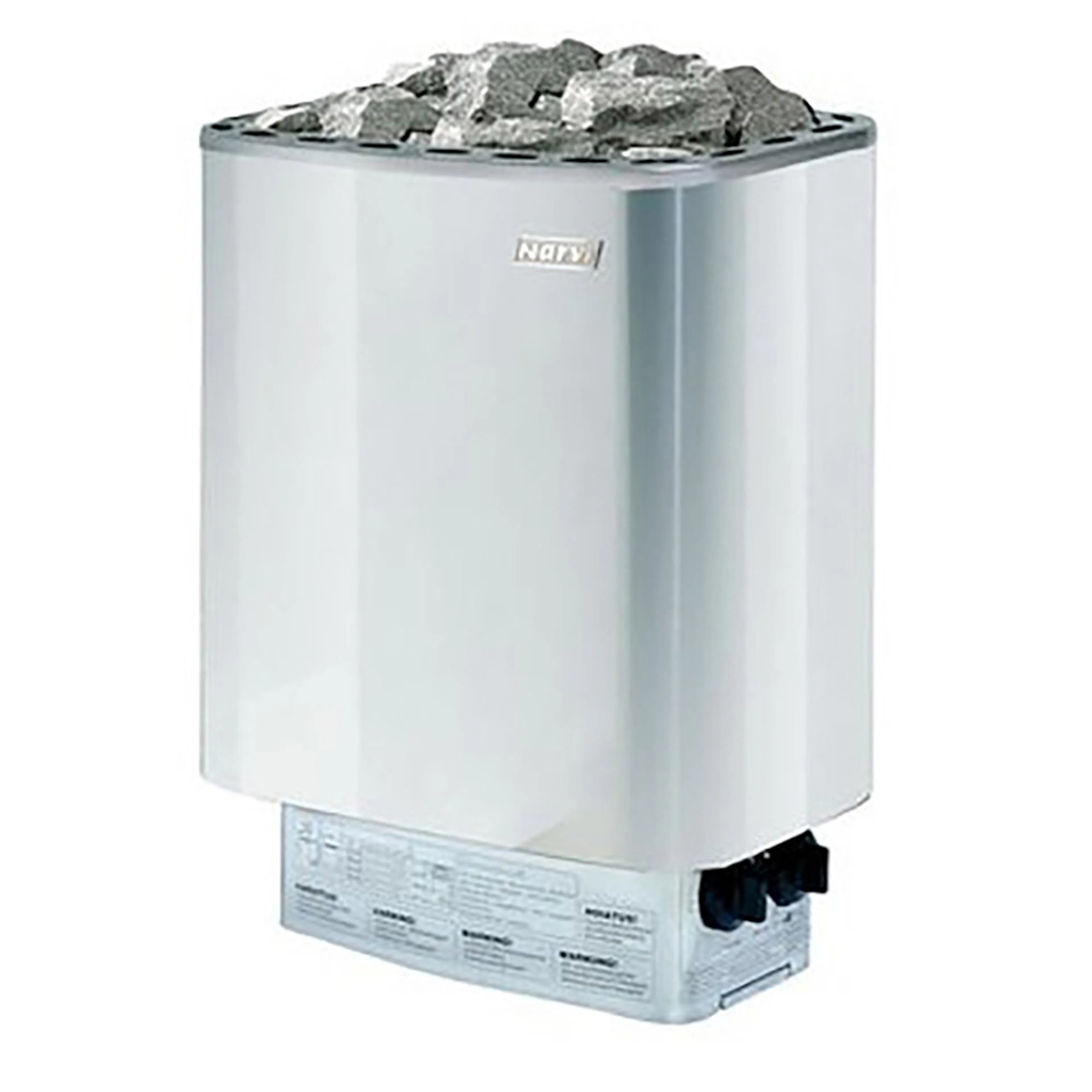 ElektrisktBastuaggregat Narvi NM, Med KontrollBlank Rostfri