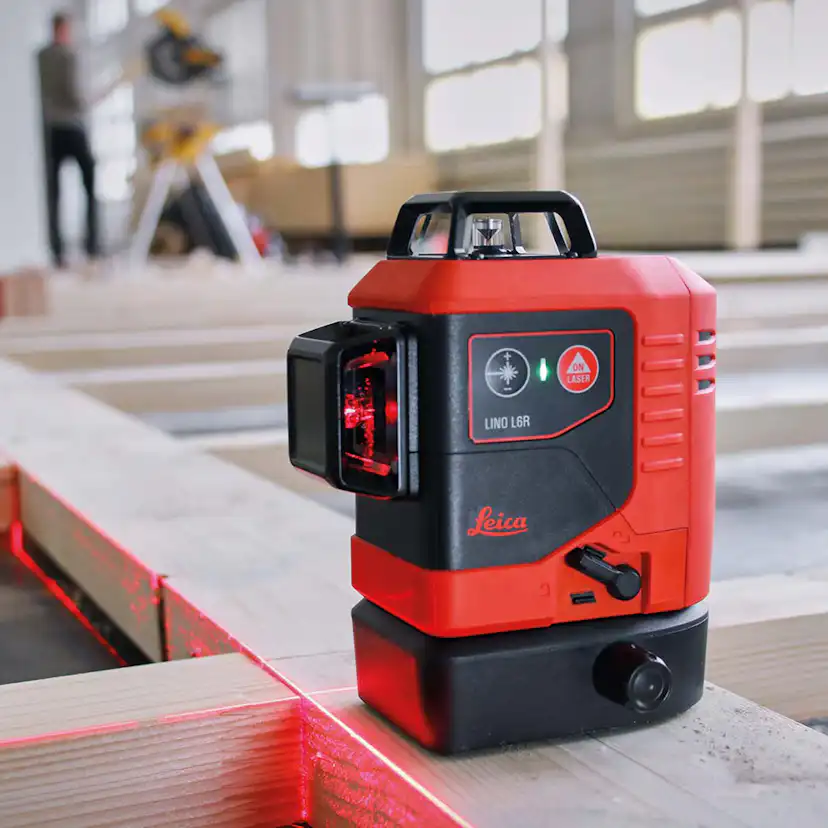 Multikorslaser Leica Lino Röd L6RS-1