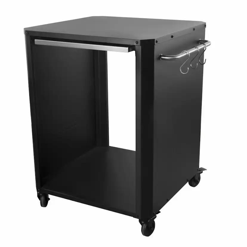 Utebord Cozze med Rostfritt Utdragsbord för 13/17 tum Pizzaugnar