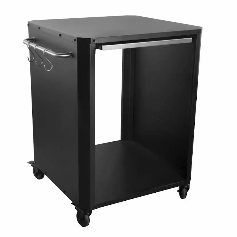 Utebord Cozze med Rostfritt Utdragsbord för 13/17 tum Pizzaugnar