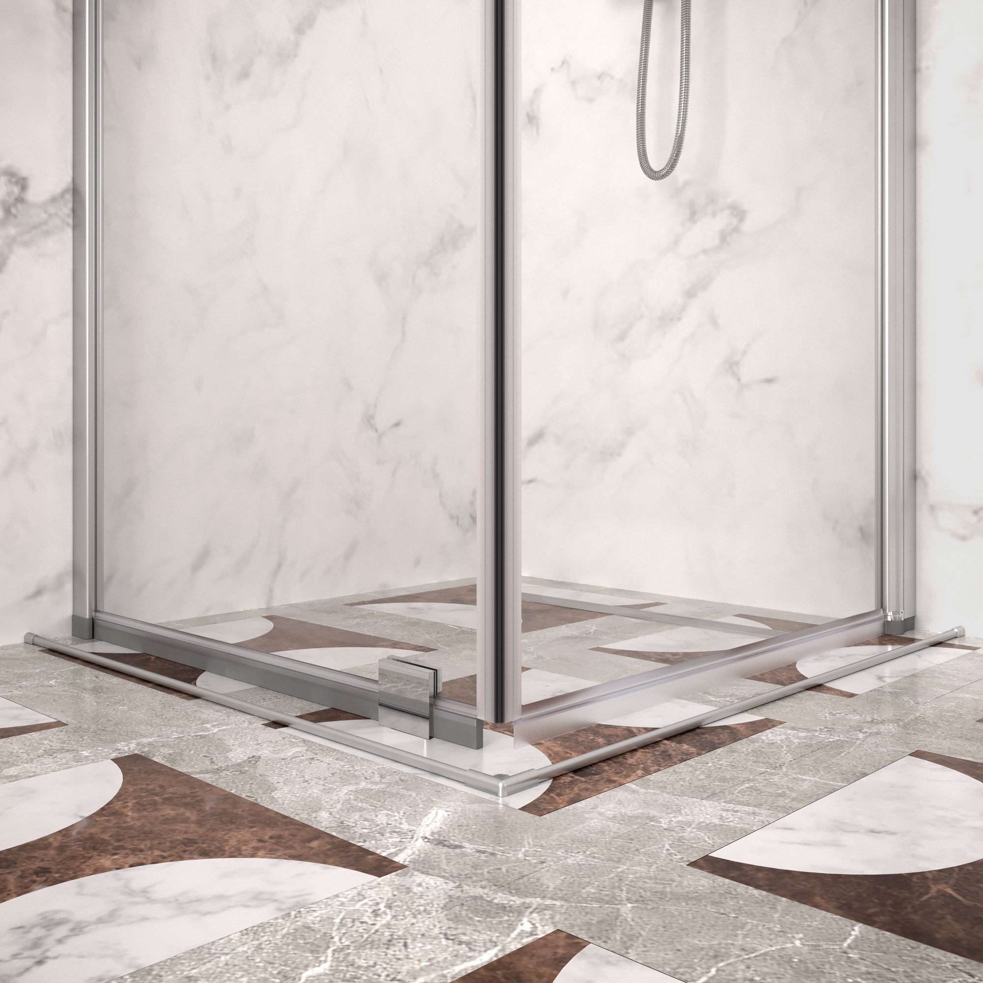 Tröskelprofil Hietakari för Duschhörn Rak 1000x1000 mm