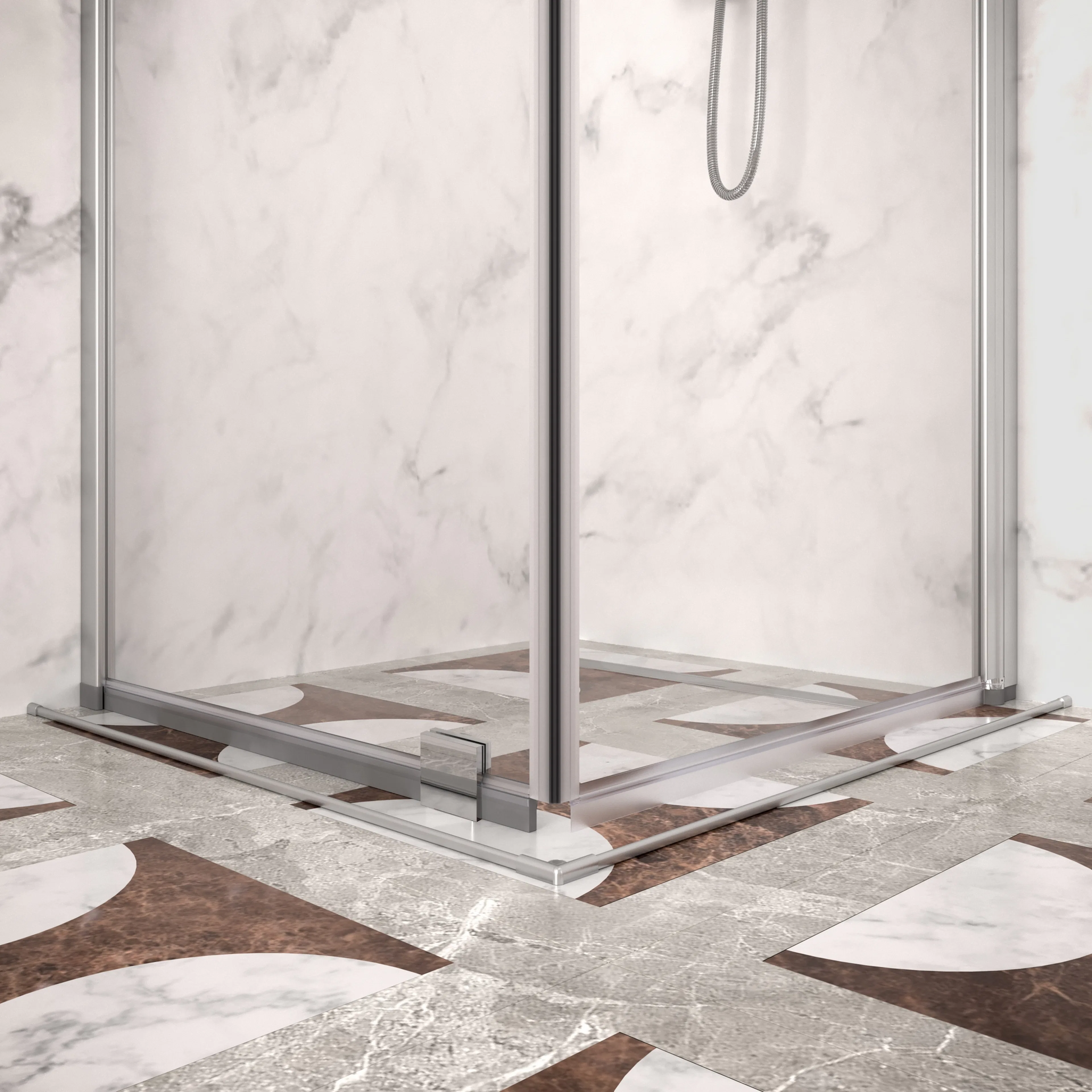 Tröskelprofil Hietakari för Duschhörn Rak 1000x1000 mm