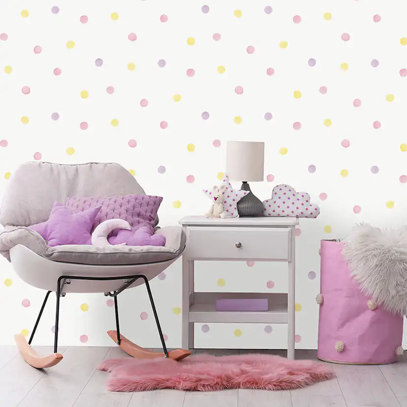 Tapet Holden Over the Rainbow 91000, Mönstrad Gul