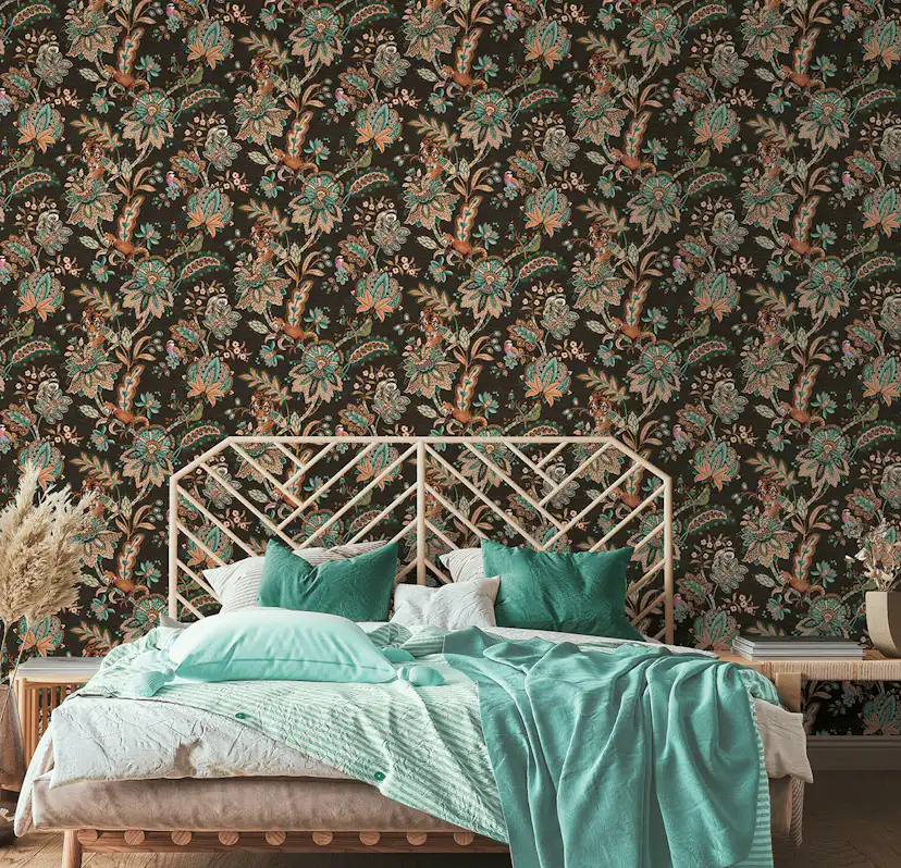 Tapet Holden Xanadu Zari Black 91493