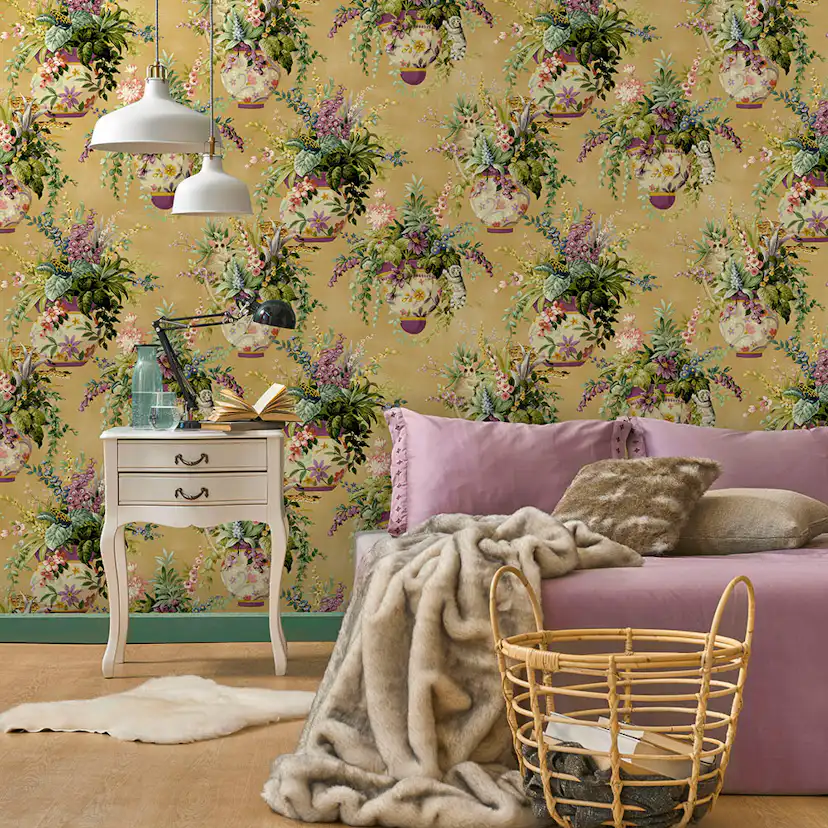 Tapet Holden Xanadu Rivara Ochre 91520