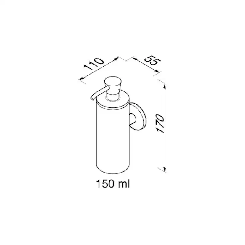 Tvåldispenser Geesa Nemox Krom