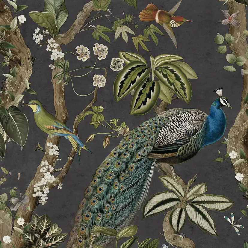 Tapet Holden Utopia II Cassia Charcoal 91741