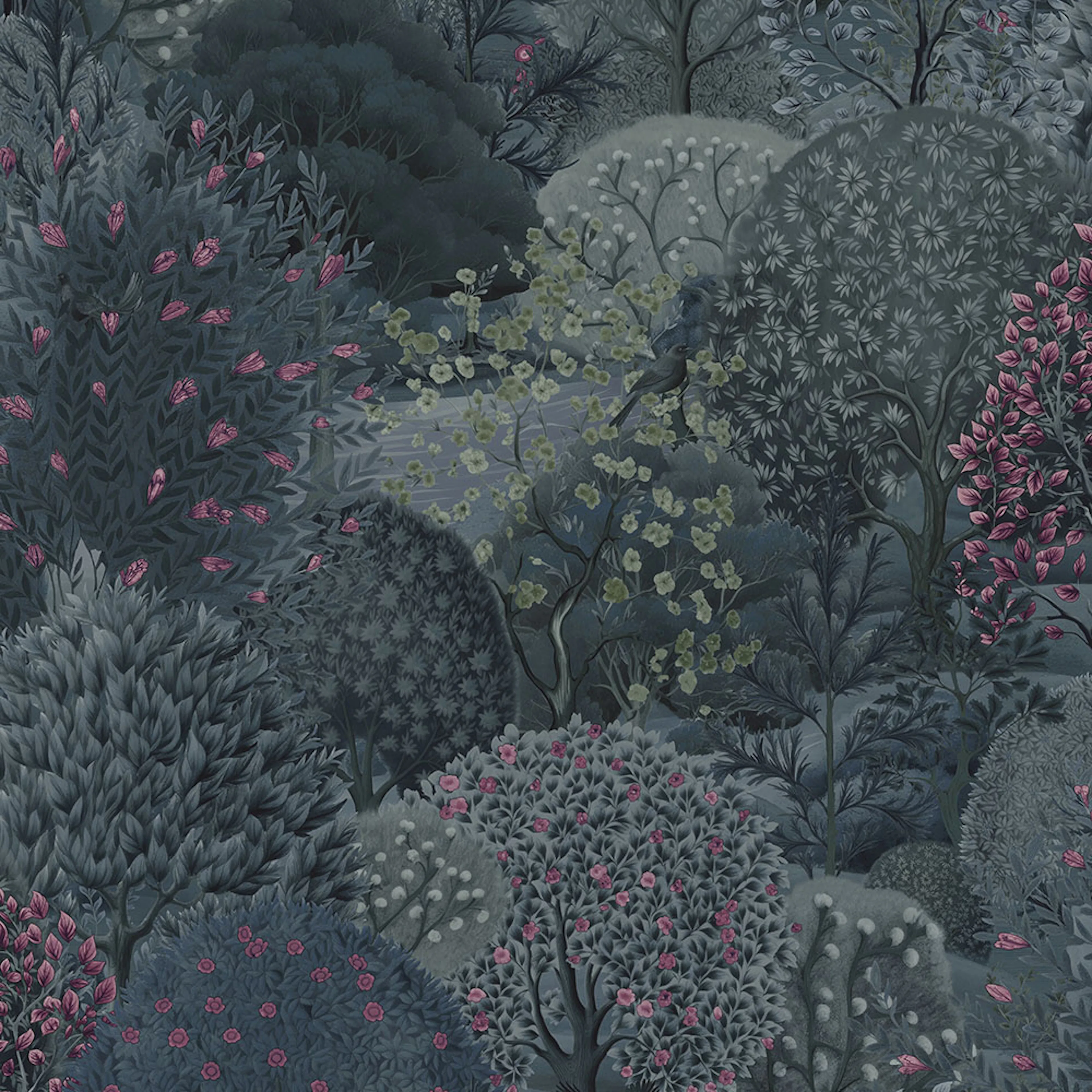 Tapet Holden Utopia II Arboretum Navy Berry 91751