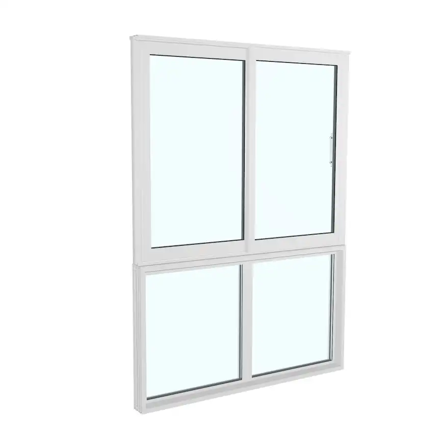 Skjutfönster med fast underdel Landskap Robust Året Runt 2-del