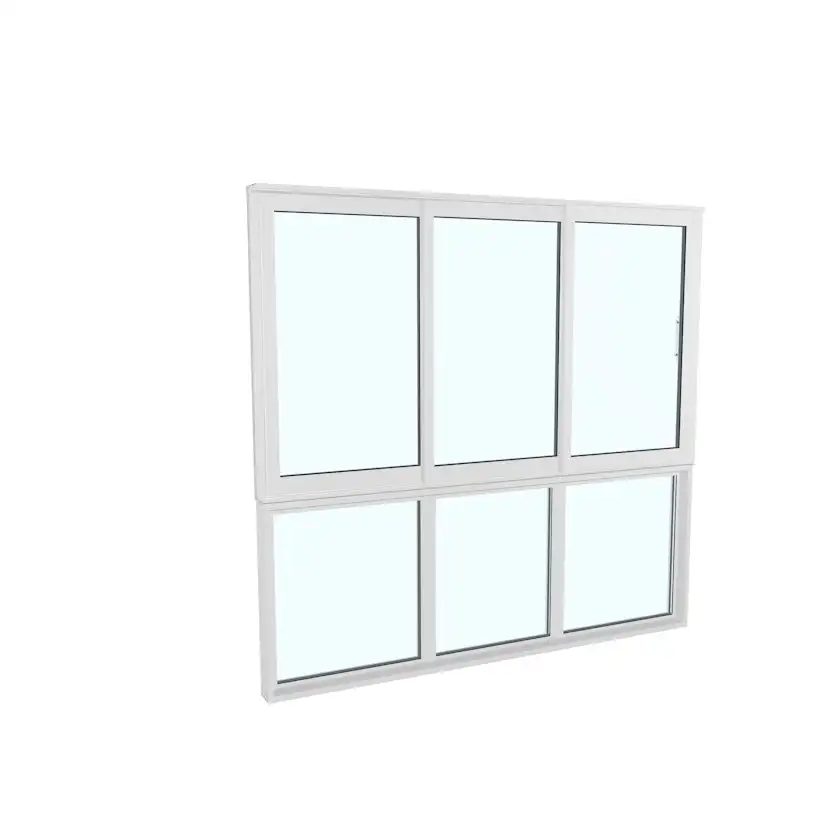 Skjutfönster med fast underdel Landskap Robust Året Runt 3-del