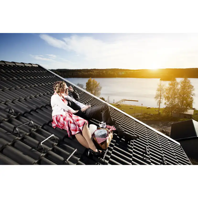 Tvåkupig Takpanna S:t Eriks Mjöbäck Blank