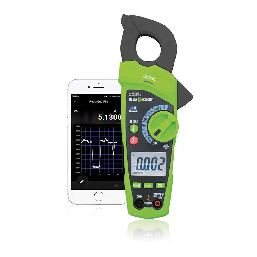 Tångamperemeter Elma Instruments 9200BT Bluetooth