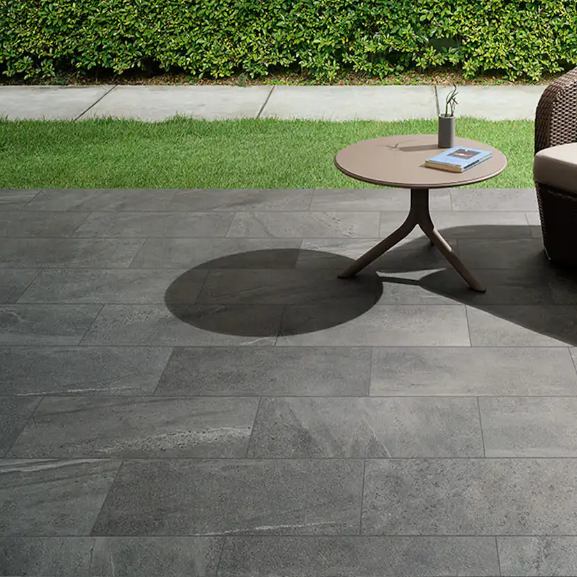 Klinker Coem Ceramiche Brit Stone Mörkgrå Grå 30x60 cm Matt