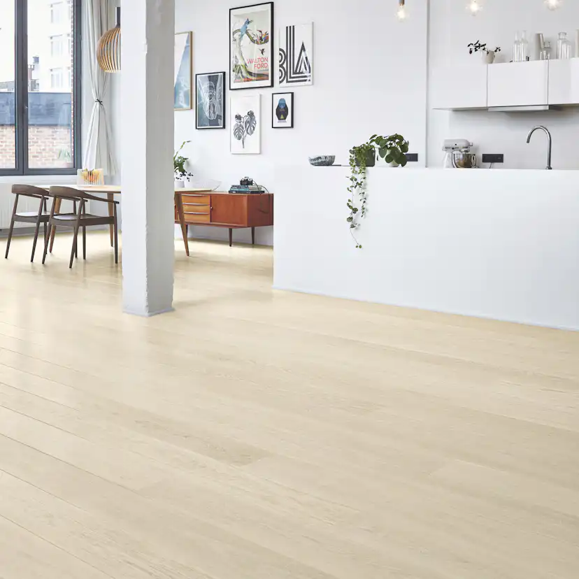 Parkettgolv Tarkett Shade Ek Cotton White 2000 mm 1-stav