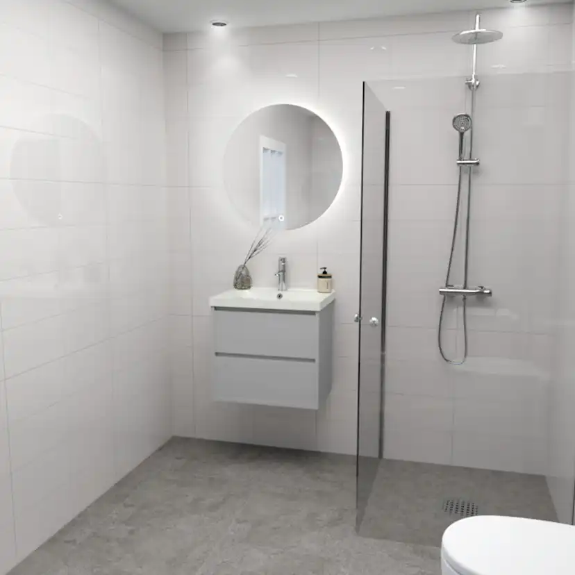 Kakel Arredo Polar Vit Blank 20x40 cm