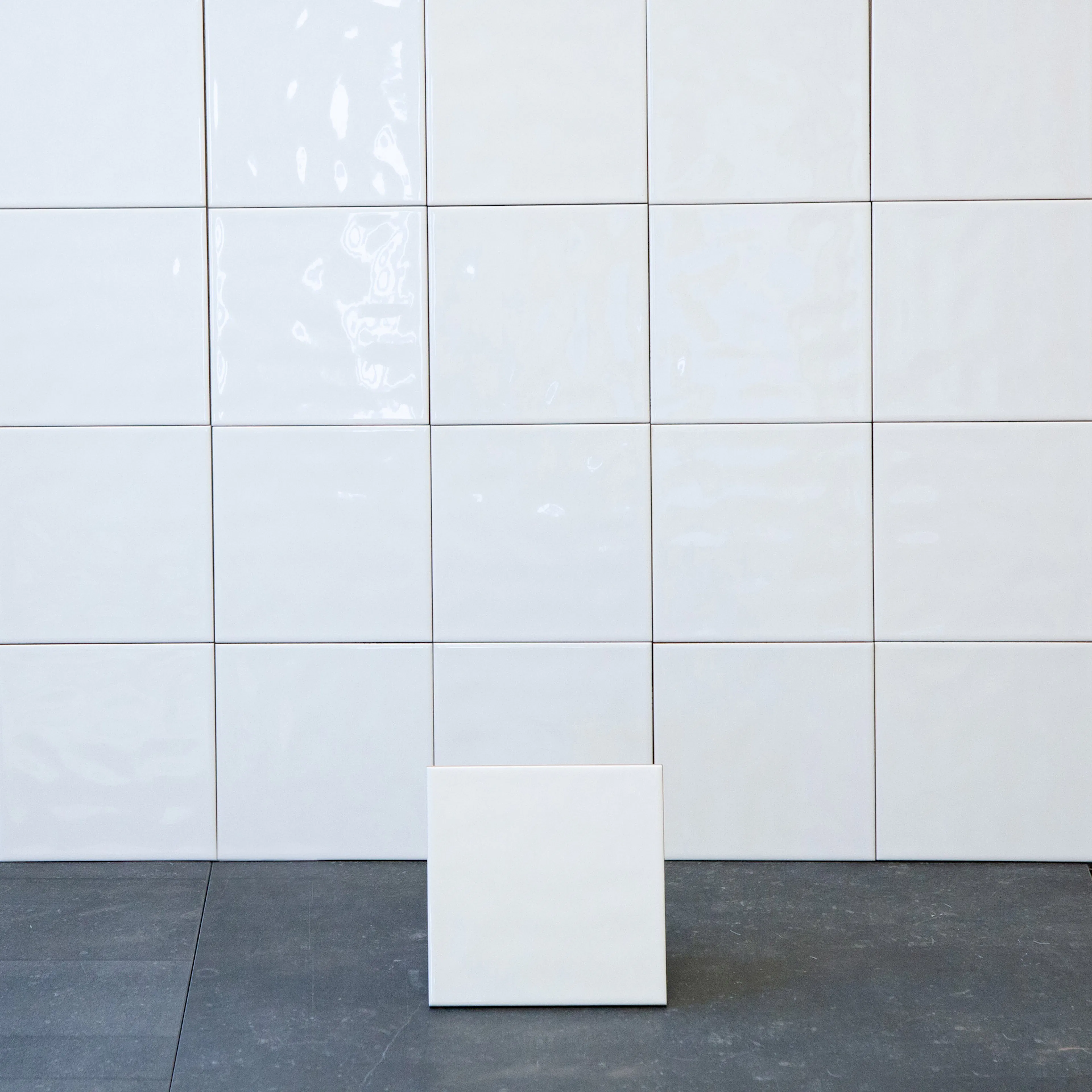 Kakel Arredo Color Vit Vågig Blank 15X15 cm