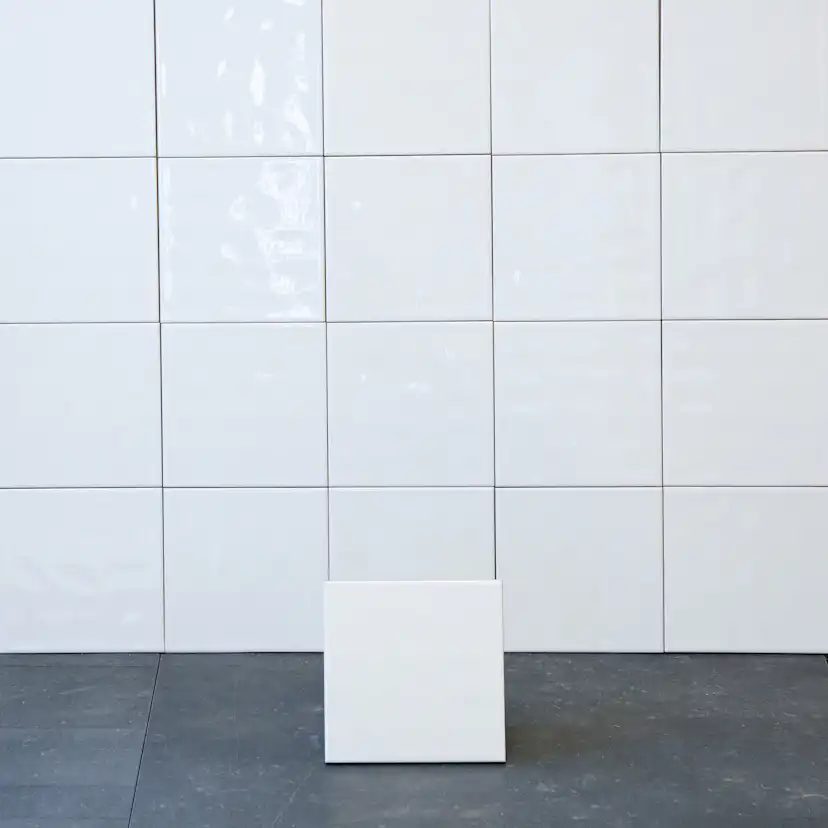 Kakel Arredo Color Vit Vågig Blank 15X15 cm