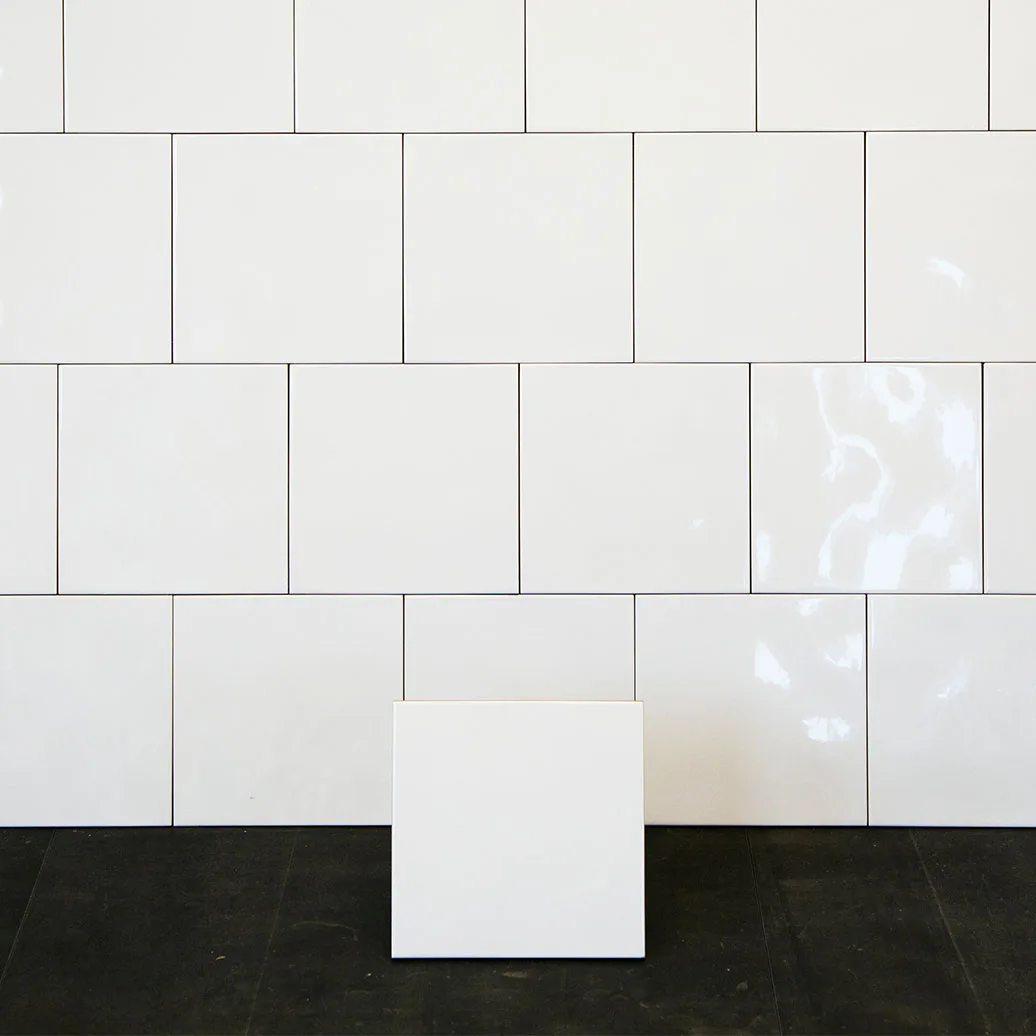 Kakel Color Vit Vågig Blank 20x20 cm