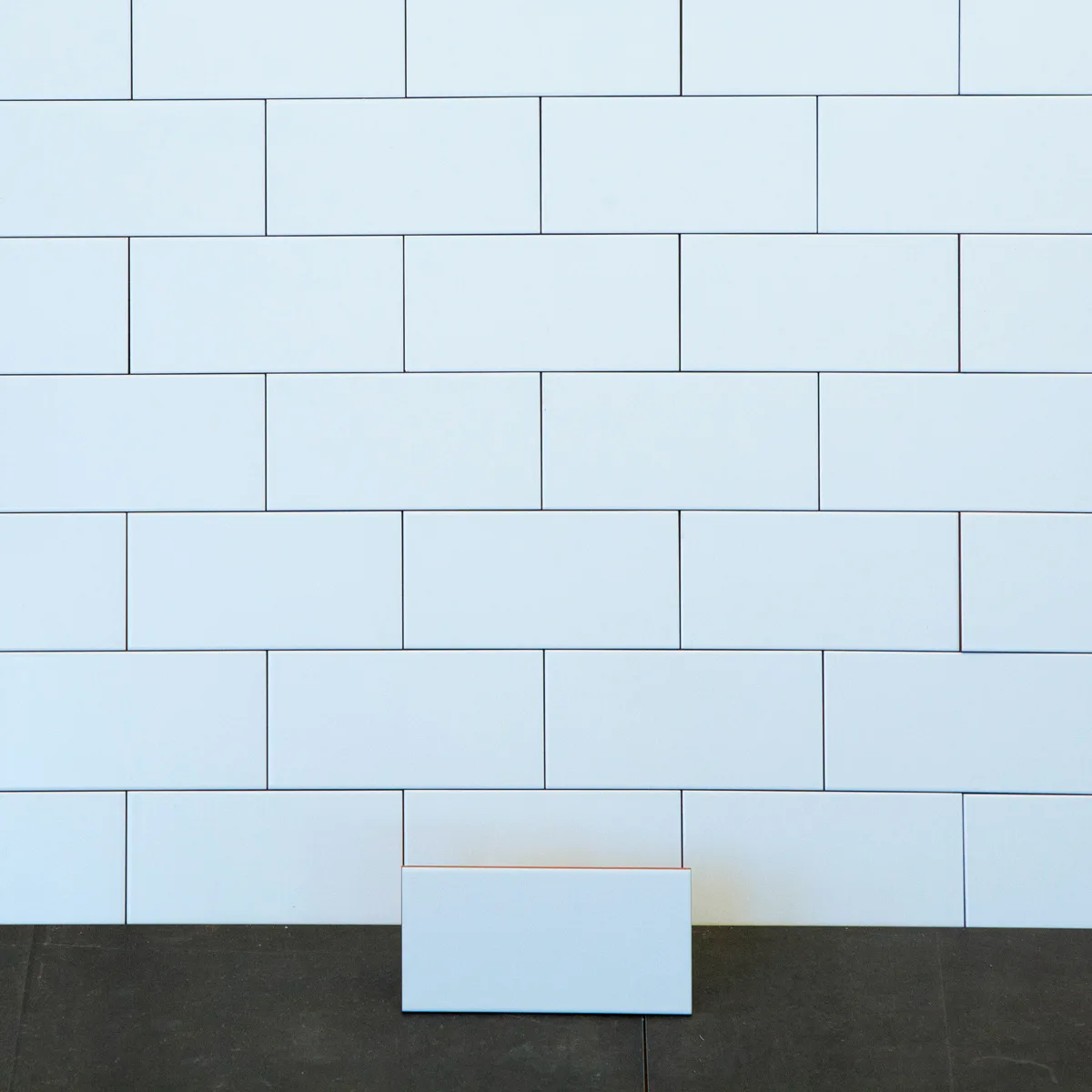 Kakel Color Vit Matt 10x20 cm