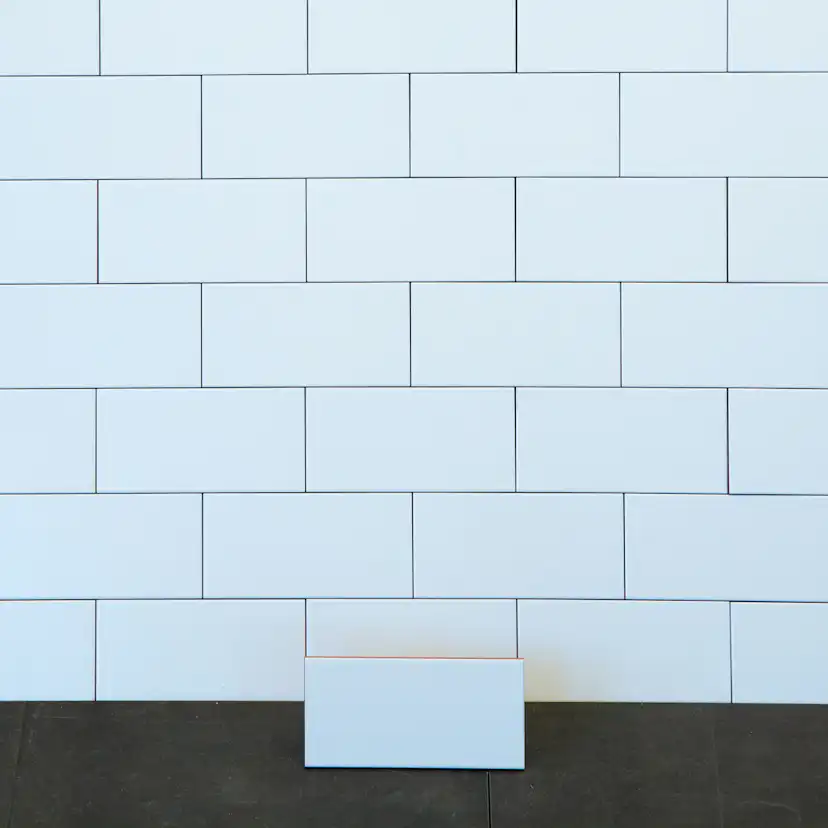 Kakel Color Vit Matt 10x20 cm