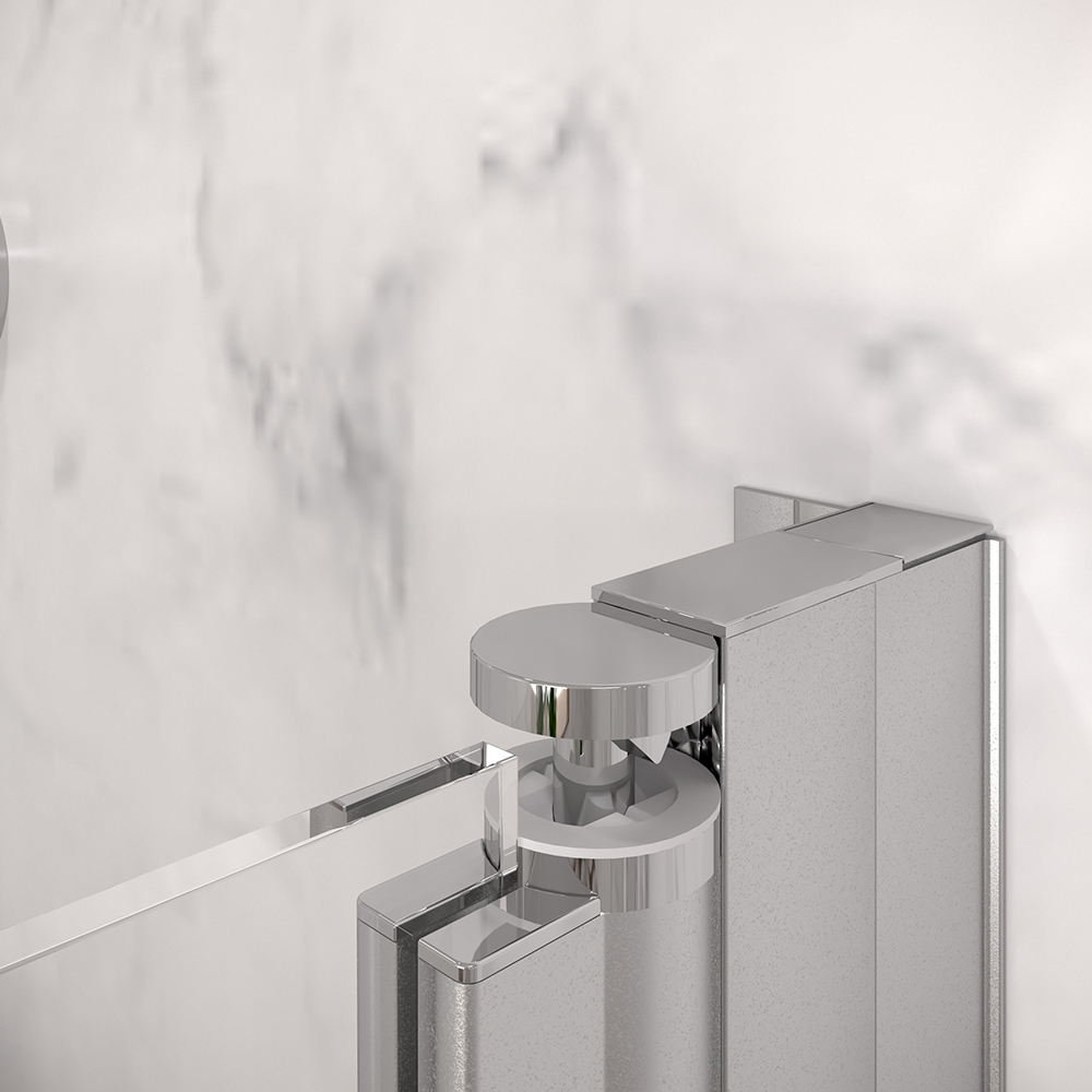 Distansprofil Hietakari för Duschvägg Classic/Infinia Vändbar/Vikbar Anodiserad Grå