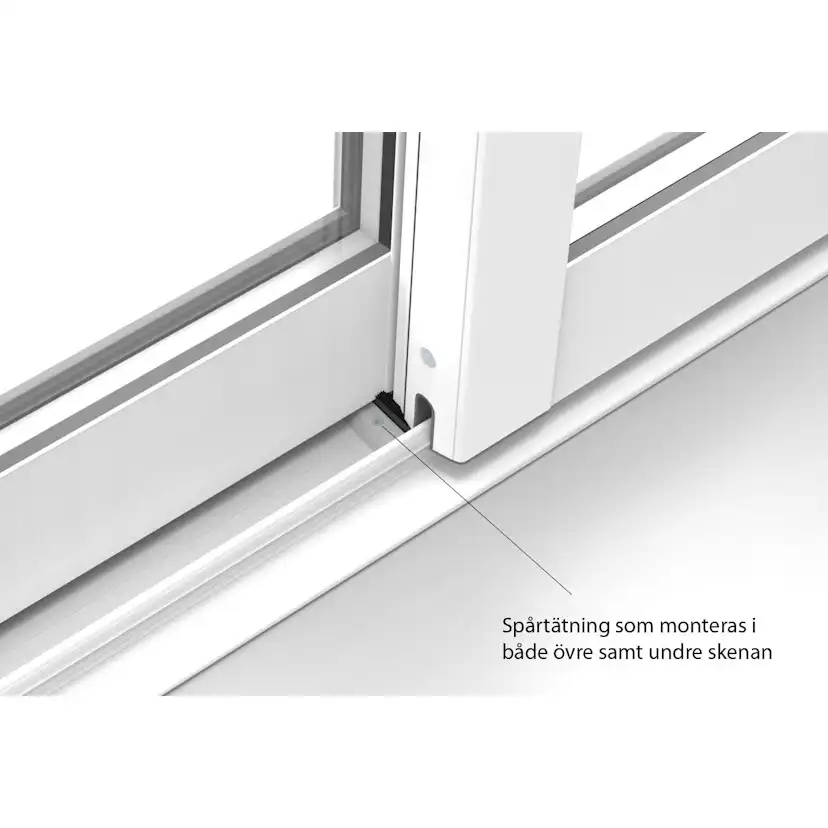 Skjutdörr med Överljus Landskap Robust Året Runt 3-del