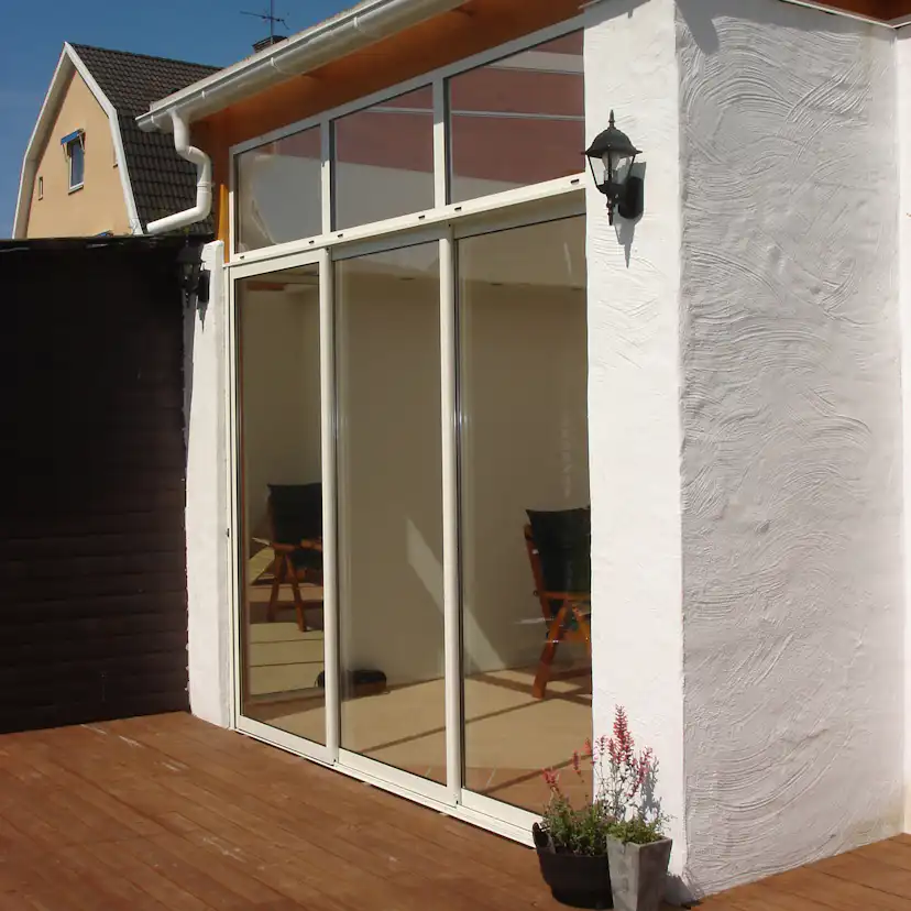 Skjutdörr med Överljus Landskap Robust Året Runt 3-del