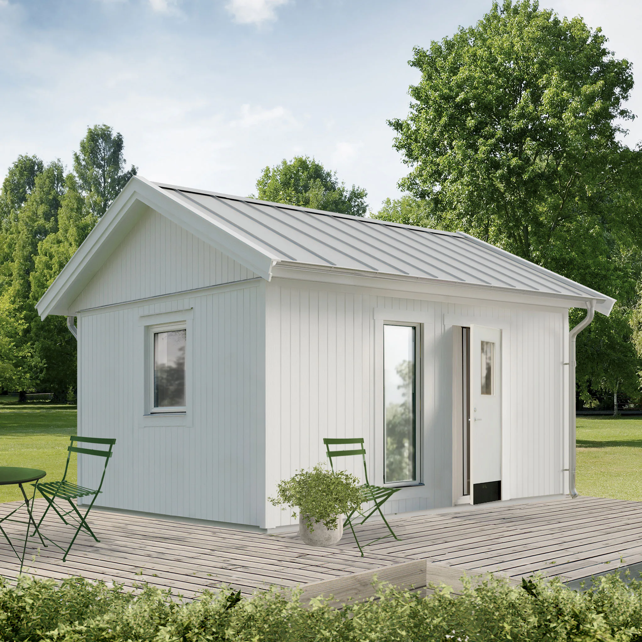 Attefallshus Vibostugan Njuta 20-1 19,6 m² Trähus