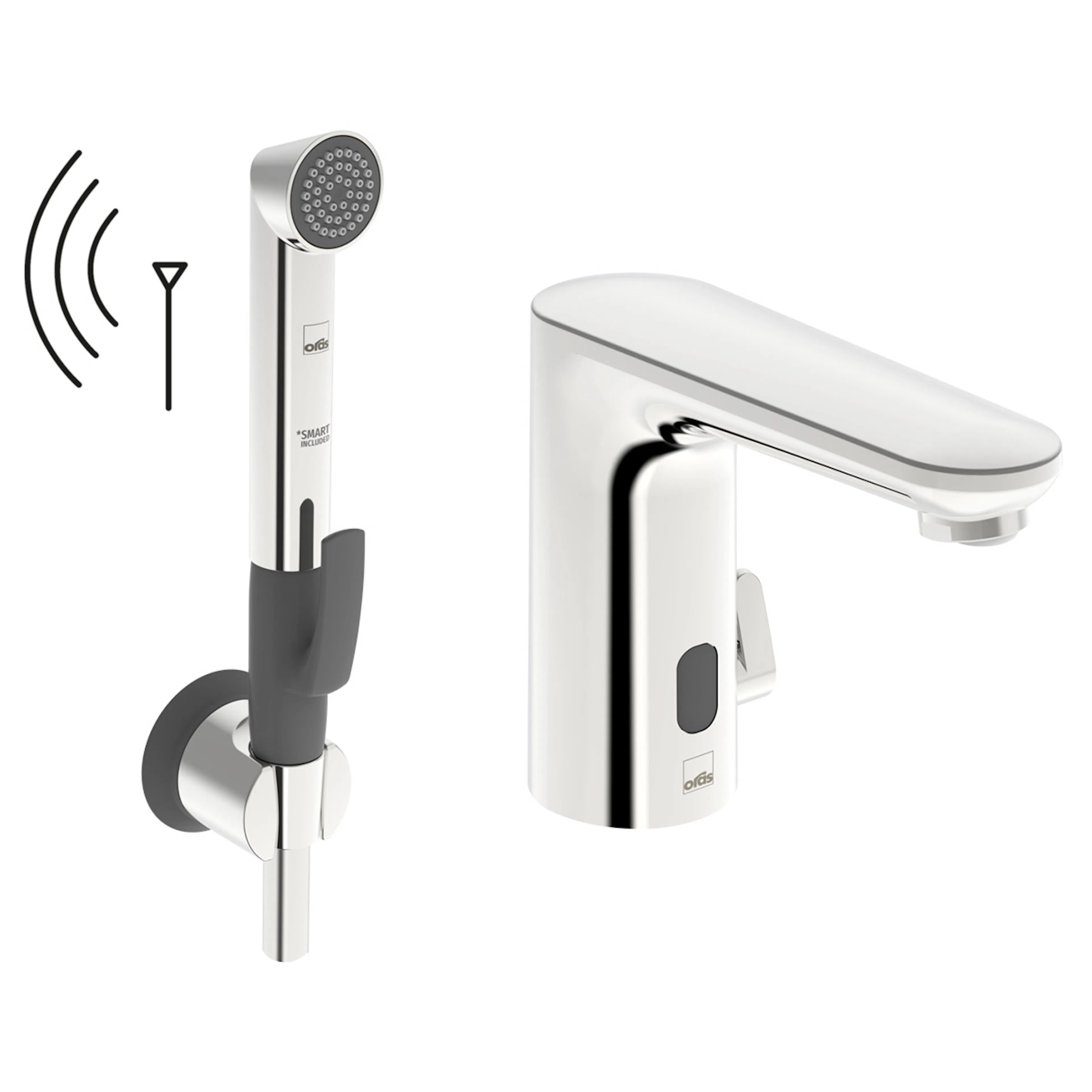 Tvättställsblandare Oras Electra 9262FZ med Bluetooth Beröringsfri och Handdusch