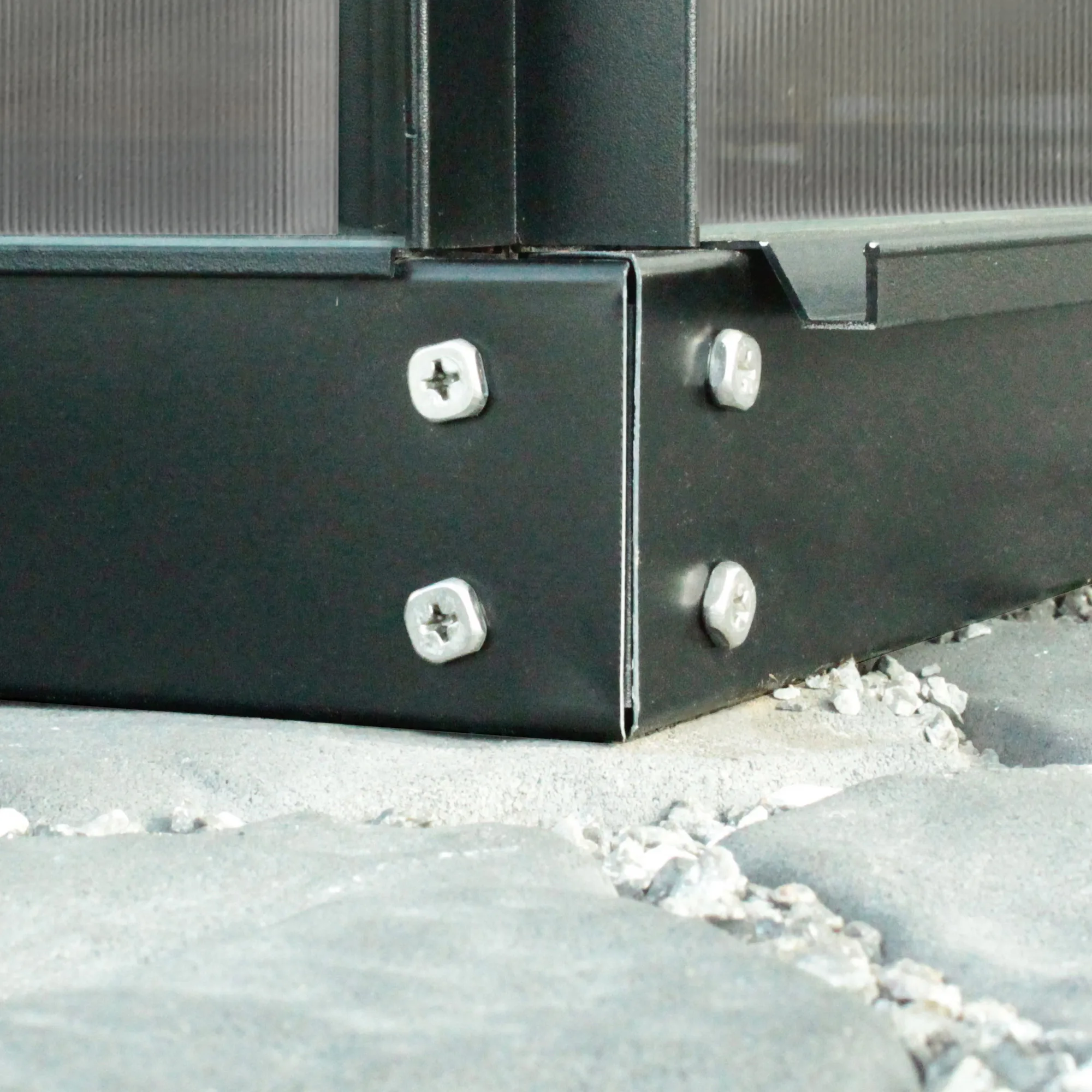 Stålsockel Vitavia 6,7 kvm 60 mm Svart