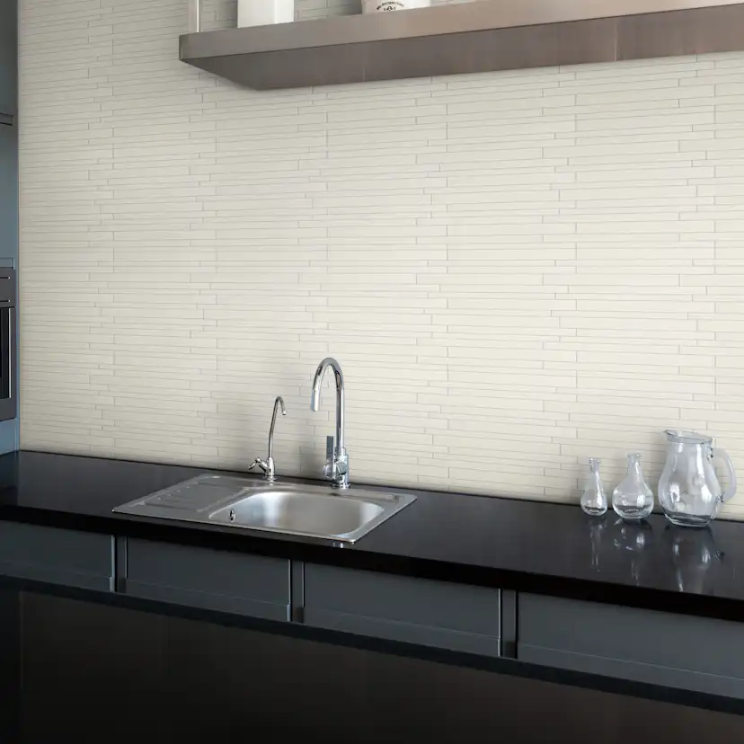 Klinker Arredo Bamboo Vit Mosaic 2x30 cm