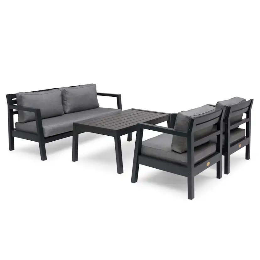 Loungegrupp Hillerstorp Stoltö med Furubord och Dynor