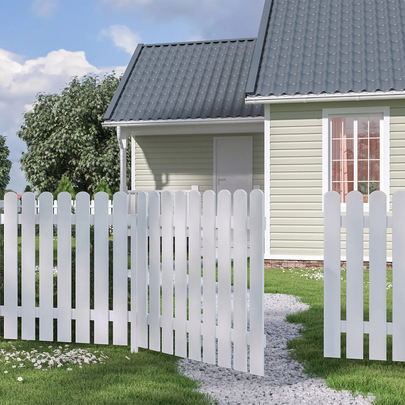 Staket Palmako Kelda 10