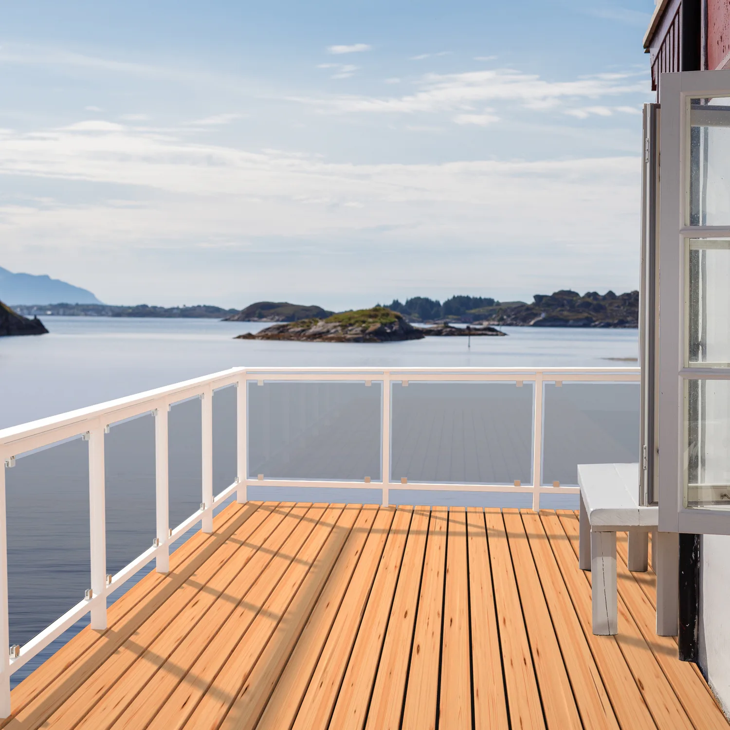 Altanräcke Palmako Siri Glas