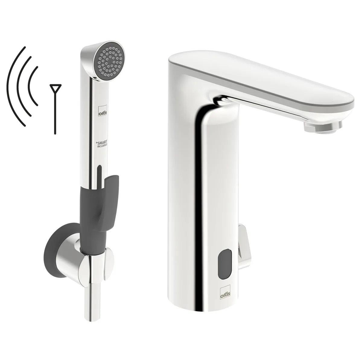 Tvättställsblandare Oras Electra 9362FZ med Bluetooth Beröringsfri och Handdusch